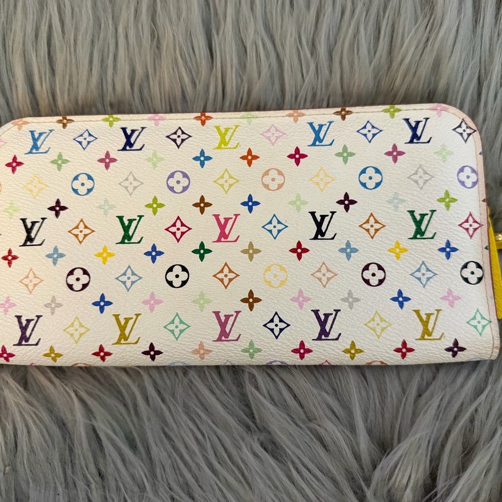 2009 Louis Vuitton White Murakami Insolite Wallet